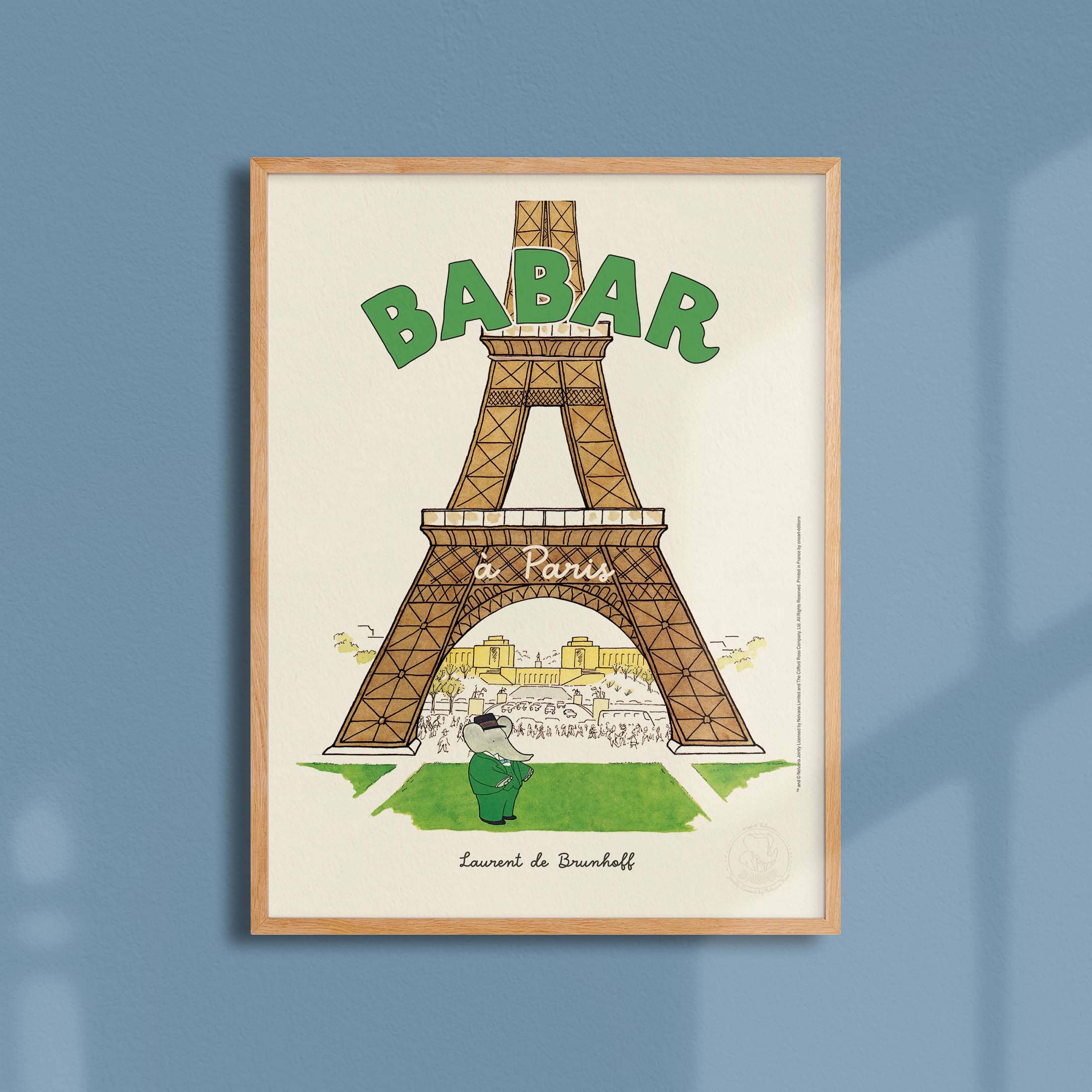 Oneart - Wholesale Poster - Babar in Paris Poster - BAB00263