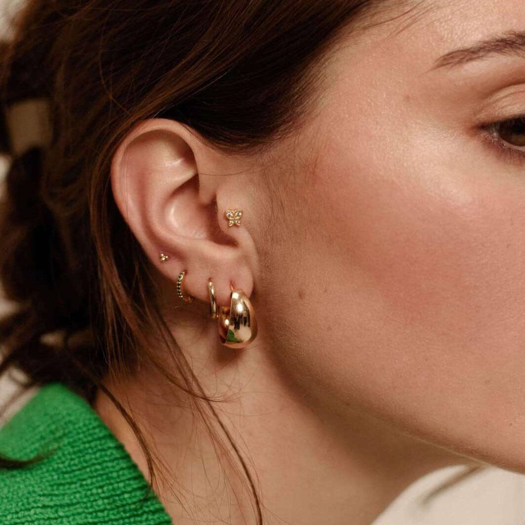 Huguette Paris - Wholesale Hoop Earrings - Earrings - VERVEINE2