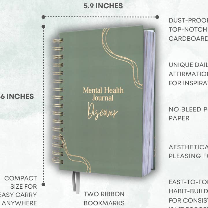 Mental Health Journal: Discover for wholesale by Shine Sparkle Slay