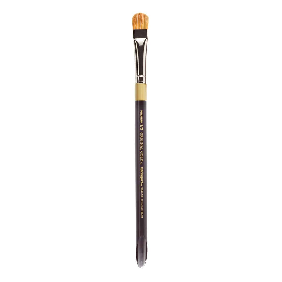 KINGART – wholesale Paint/wax brush – Original Gold® 9247 Crescent Filbert4