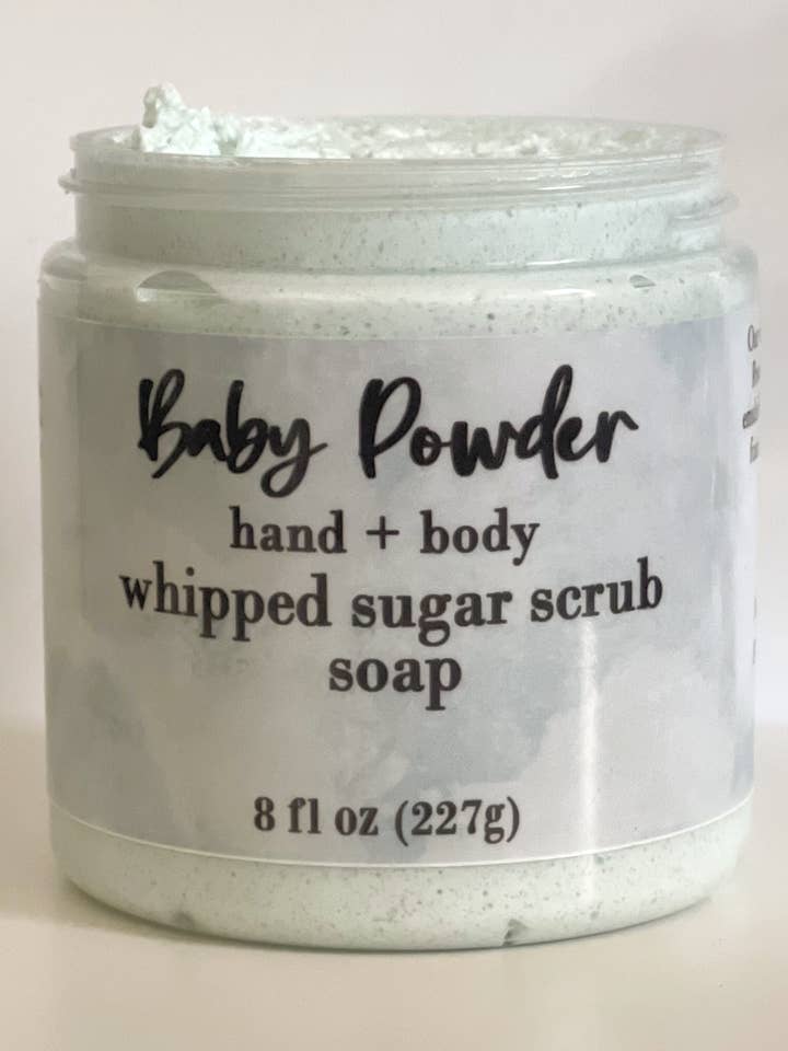 Baby Pó Mão + Esfoliante de Açúcar Corporal Chicote por atacado de Soaps and Butters