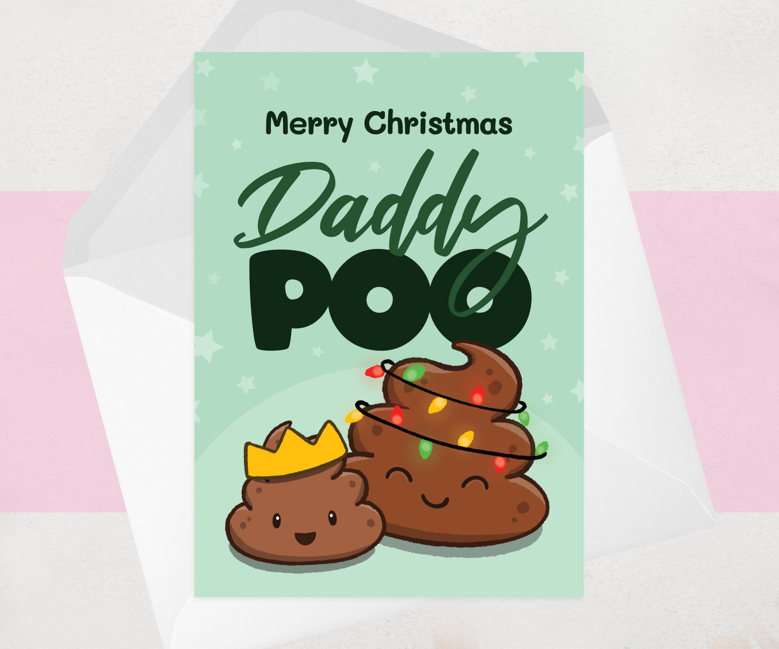 OCD Greeting Cards - Vente Cartes de Noël - Cartes de Noël pour papa/maman - Carte de Noël amusante0