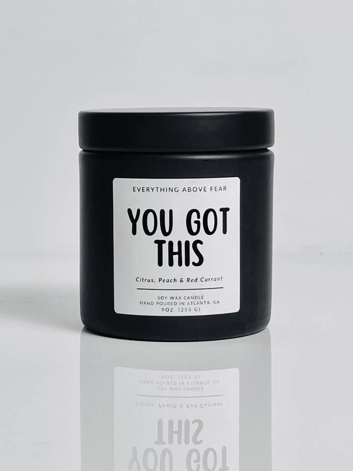 You Got This Candle - Bright Citrus + Mango for wholesale by Everything Above Fear