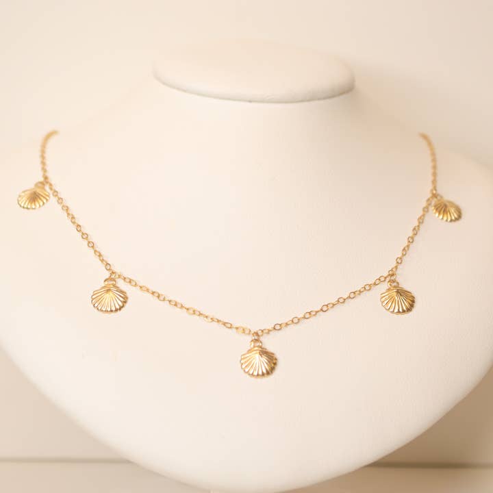 Clam Charm ketting voor wholesale door Syd Squared Jewelry