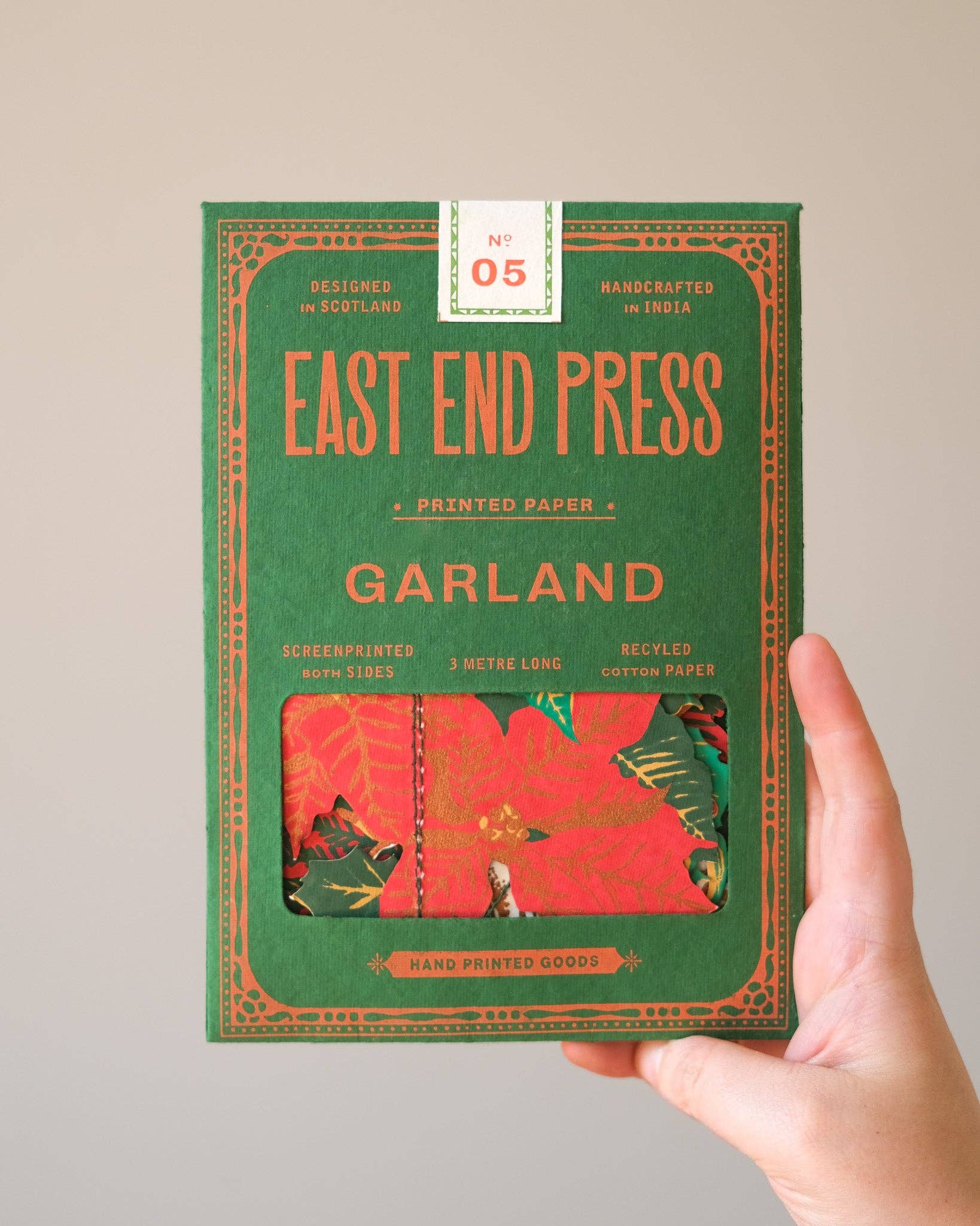 East End Press - Wholesale Bunting/Garland - Foliage Sewn Garland1