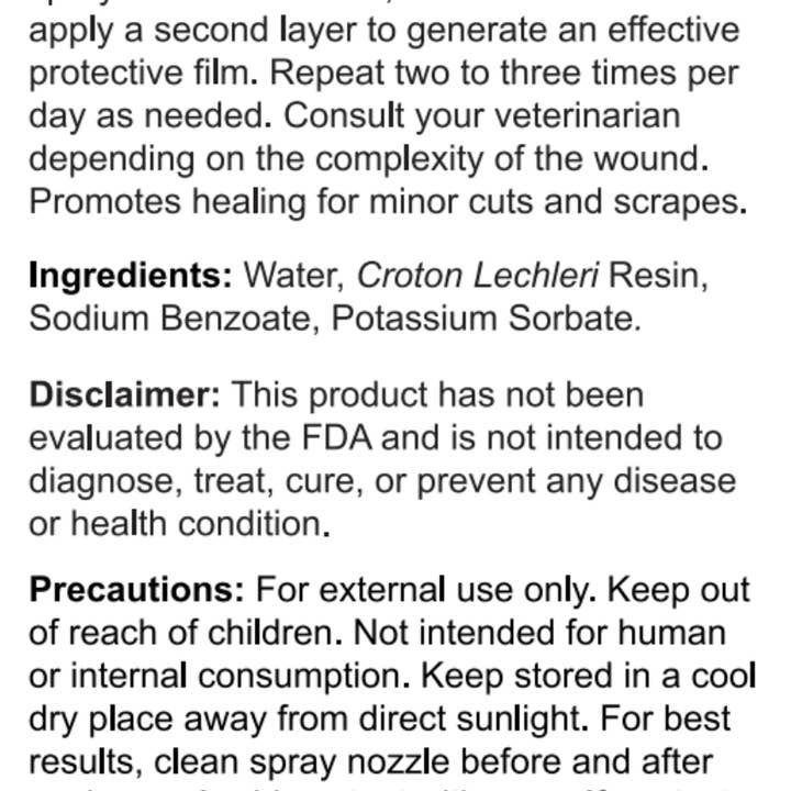 Kawell USA - Wholesale Horse Conditioner/Grooming Aid - Dragon's Blood Natural Wound Spray - For Horses6