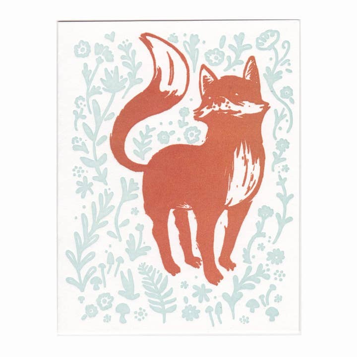 Tarjeta de felicitación Fox para venta al por mayor de Morris & Essex