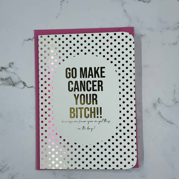 D. Johnson & Co Greetings - Vendita all'ingrosso Biglietti di incoraggiamento - Fai del cancro la tua carta di incoraggiamento