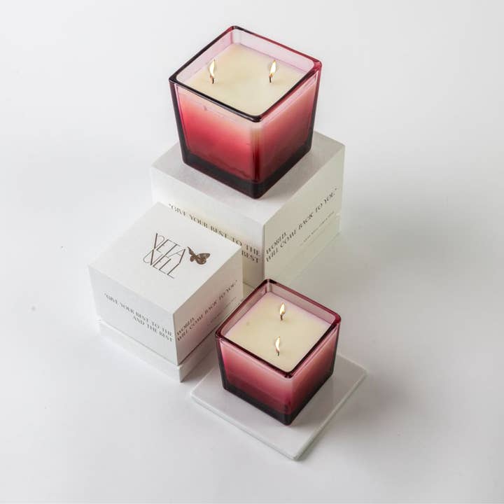 Veta Nell - Wholesale Jar/Filled Candle - VELVET NO. 6 Candle | Lux Box | Coco Wax | Essential Oils6