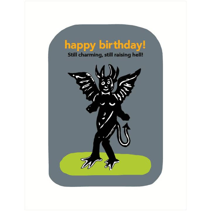 Raising Hell | Birthday Greeting Card for wholesale by Lucca Paperworks