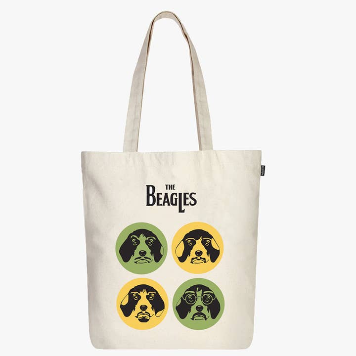 Ecoright - Wholesale Tote Bag - Unisex - Zipper Tote Bag - The Beagles
