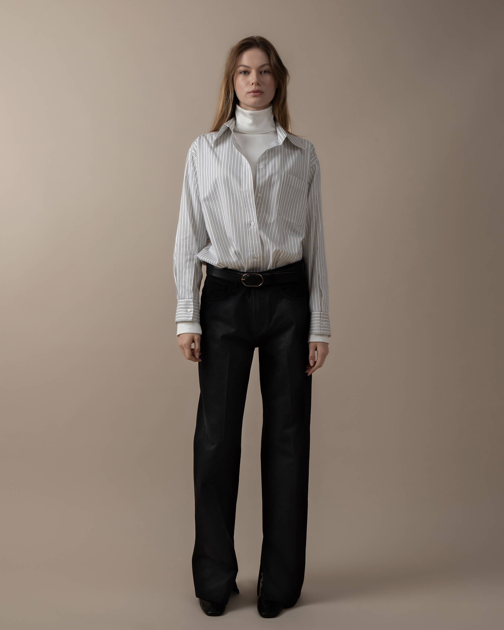 A  LINE - Wholesale Button Down Shirt - Women's - Pointed collar shirt0