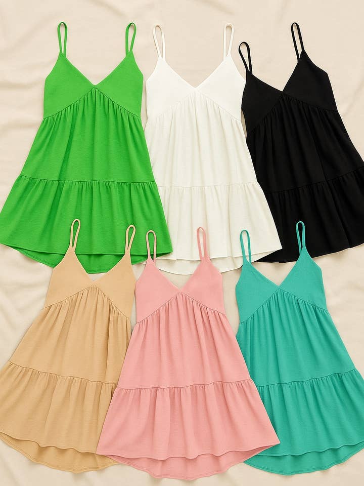 Robe babydoll à étages Airflow 3 pour la vente par TIMING