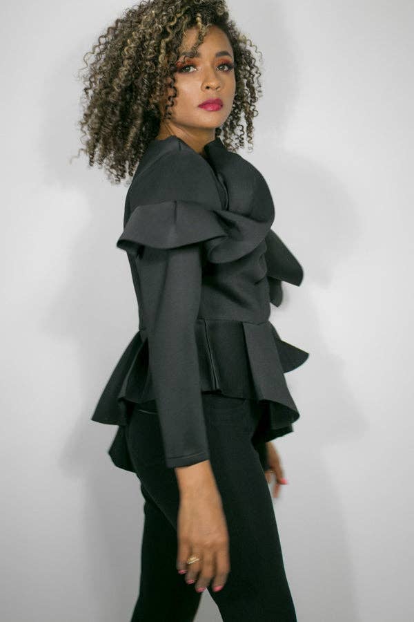 N by Nancy - Vente Chemisier – femme - TOP SS10 (ROUGE, NOIR, ROUGE, BLANC)1