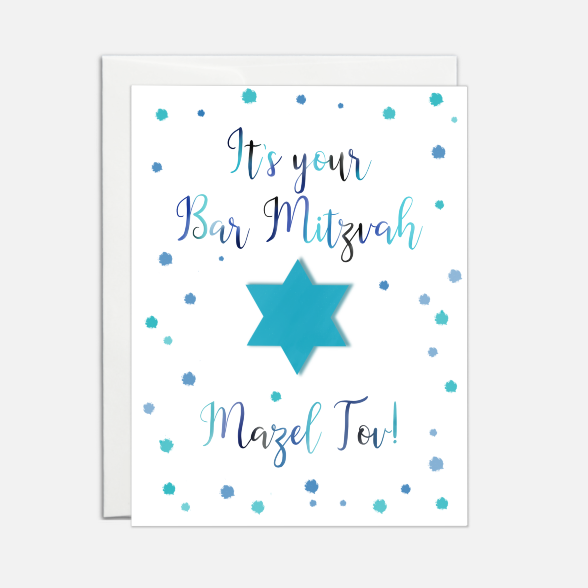 The Simcha Store - Wholesale Congratulations Card - It’s your Bar Mitzvah Mazel Tov1