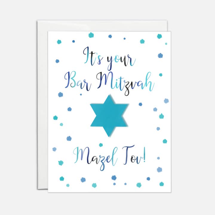 The Simcha Store - Wholesale Congratulations Card - It’s your Bar Mitzvah Mazel Tov1