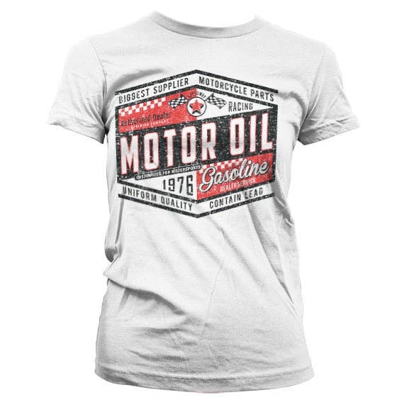 Hybris Production AB - Wholesale Screen printed t-shirt – Women′s - Engine Oil 1976 Girly Tee4