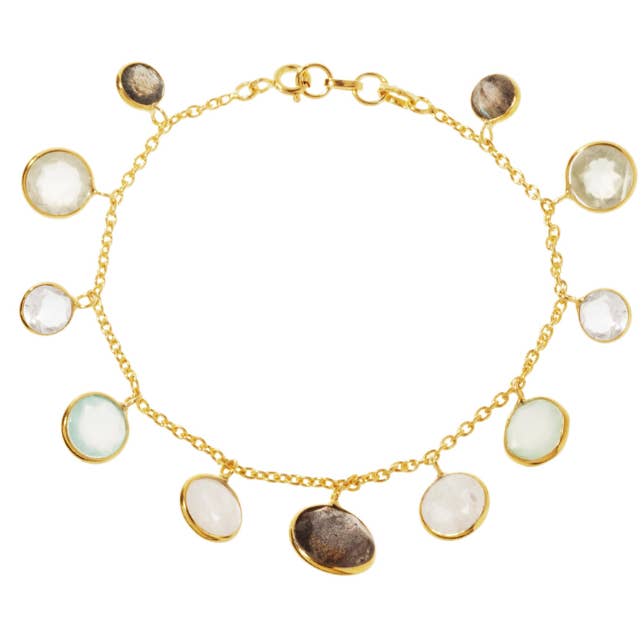 Pulseira Felicity Gemstone por atacado de POMEGRANATE