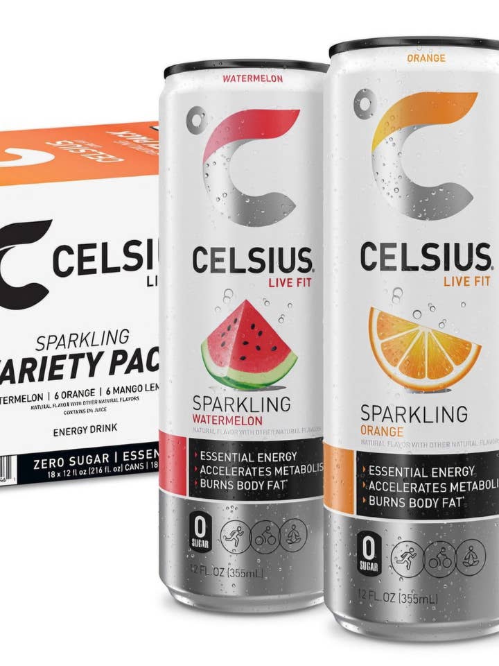 CELSIUS Sprudelnder Core Variety Pack 12 oz – 18er Pack für den Großhandel von Majesitc Health