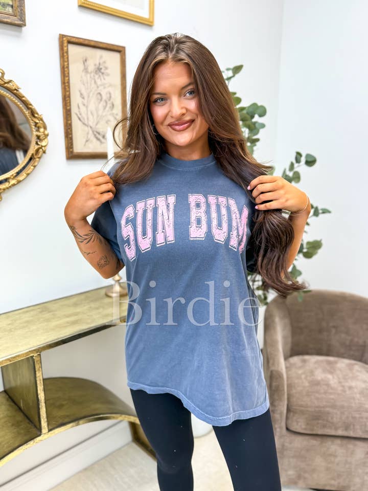 Sun Bum Graphic Tee on Denim for wholesale by birdie