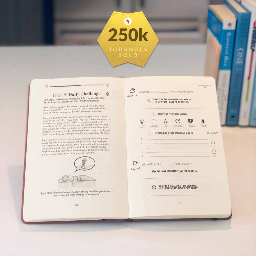 Habit Nest – Diário por atacado – The Morning Sidekick Journal - Planejador guiado para as melhores manhãs1