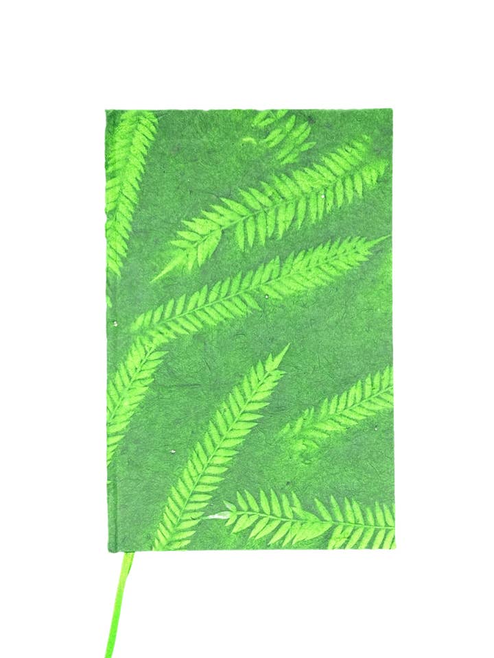 Lokta Grøn Blad Håndlavet Hardcover Journal for engroshandel hos Igloo Letterpress