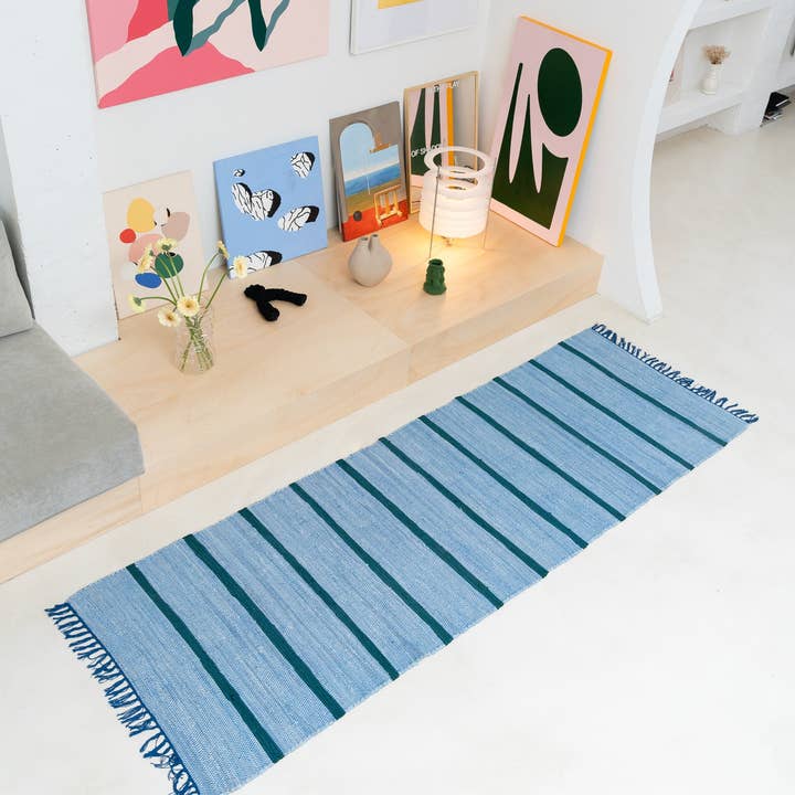 Tarta Gelatina - Venta al por mayor Alfombra pequeña - Alfombra reciclada artesanal2