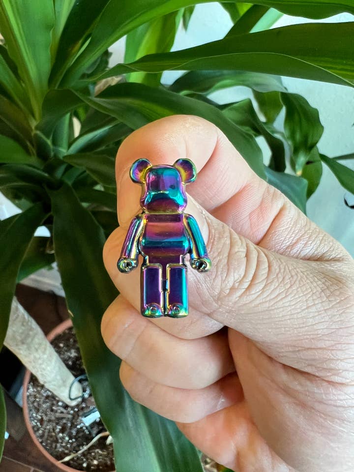 Bear Silhouette regenboog 3D-pin voor wholesale door Hype Pins