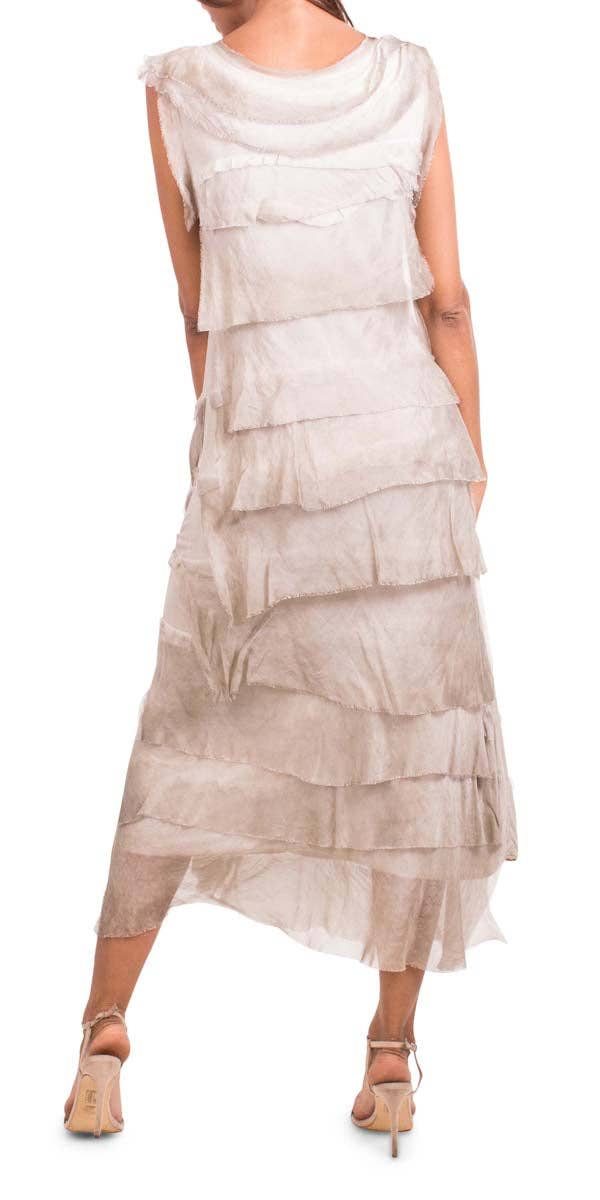 Gigi Moda - Wholesale Dress - Women's - Full Length Ruffle Dress54