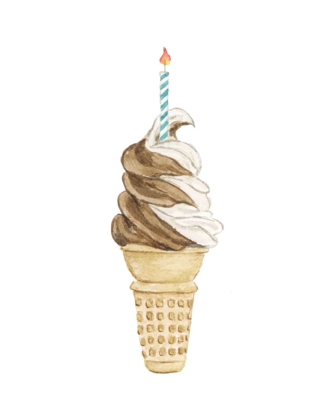 The Land of La - Wholesale Birthday Card - Twist Cone2