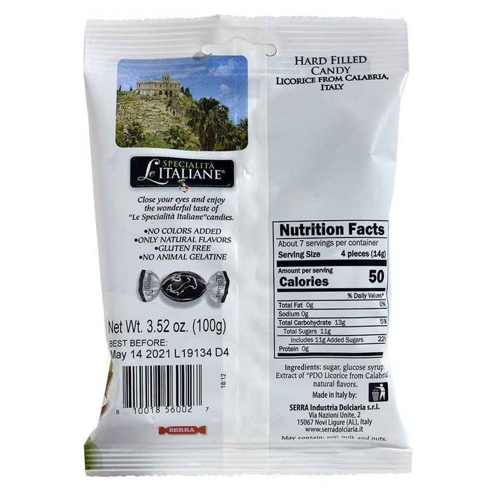 Fine Italian Food - Wholesale Hard Candy - Le Specialità Italiane Candy Hard Filled Licorice, 3.52 oz.1