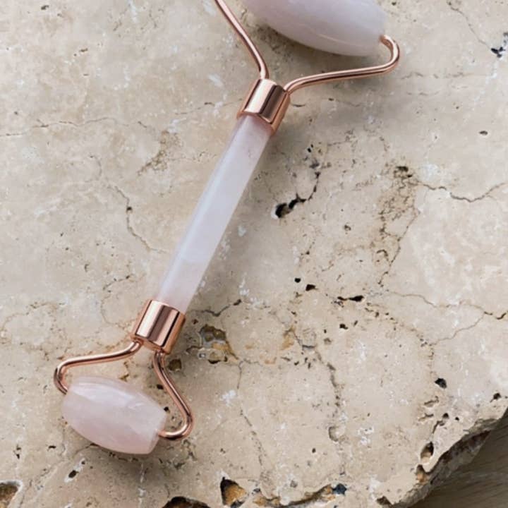 Hanako Therapies - Wholesale Face/beauty roller - Rose Quartz Jade Face Roller3