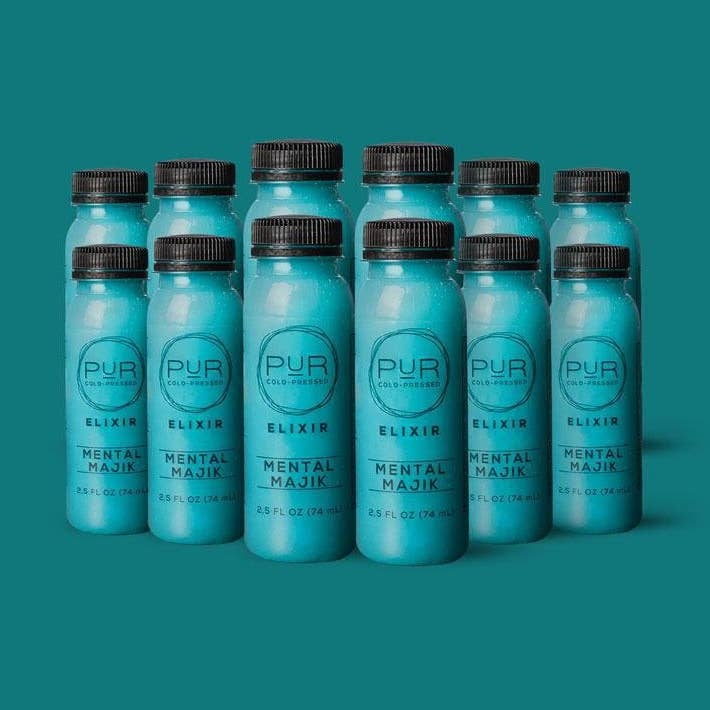 MENTAL MAJIK - WELLNESS JUICE SHOTS ELIXIR PACK for wholesale by PUR Cold Pressed Juice