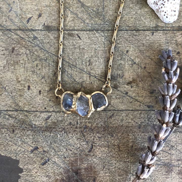 Frozen Fire Trio Pendant for wholesale by Emilie Shapiro Jewelry