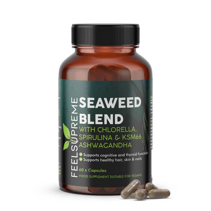 Seaweed Blend | With Chlorella, Spirulina and Ashwagandha and other Purchase Wholesale chlorella. Free Returns & Net 60 Terms on Faire trending on Faire.