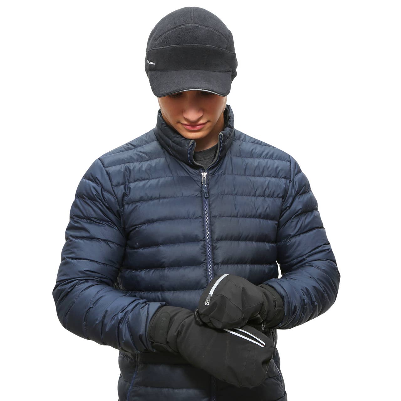 TrailHeads - Wholesale Mittens - Men's - Men's Convertible Zip Mitts - Winter Running Mittens2