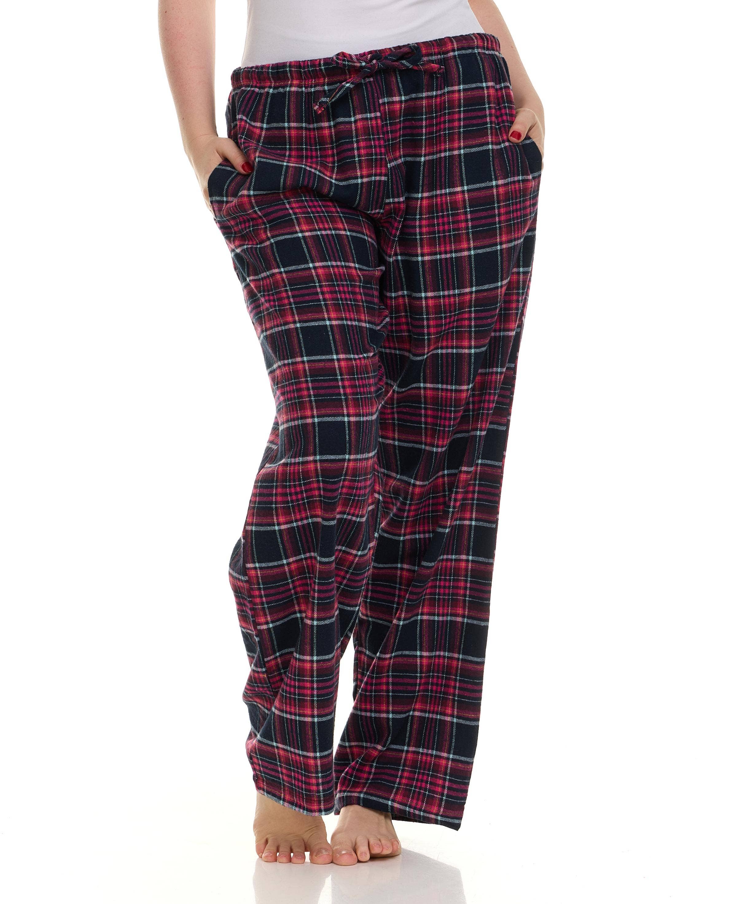 I-Wear Brands - Wholesale Lounge Sweatpants/Joggers - Women's - 3 Pack Women's Flannel Sleep Pants1