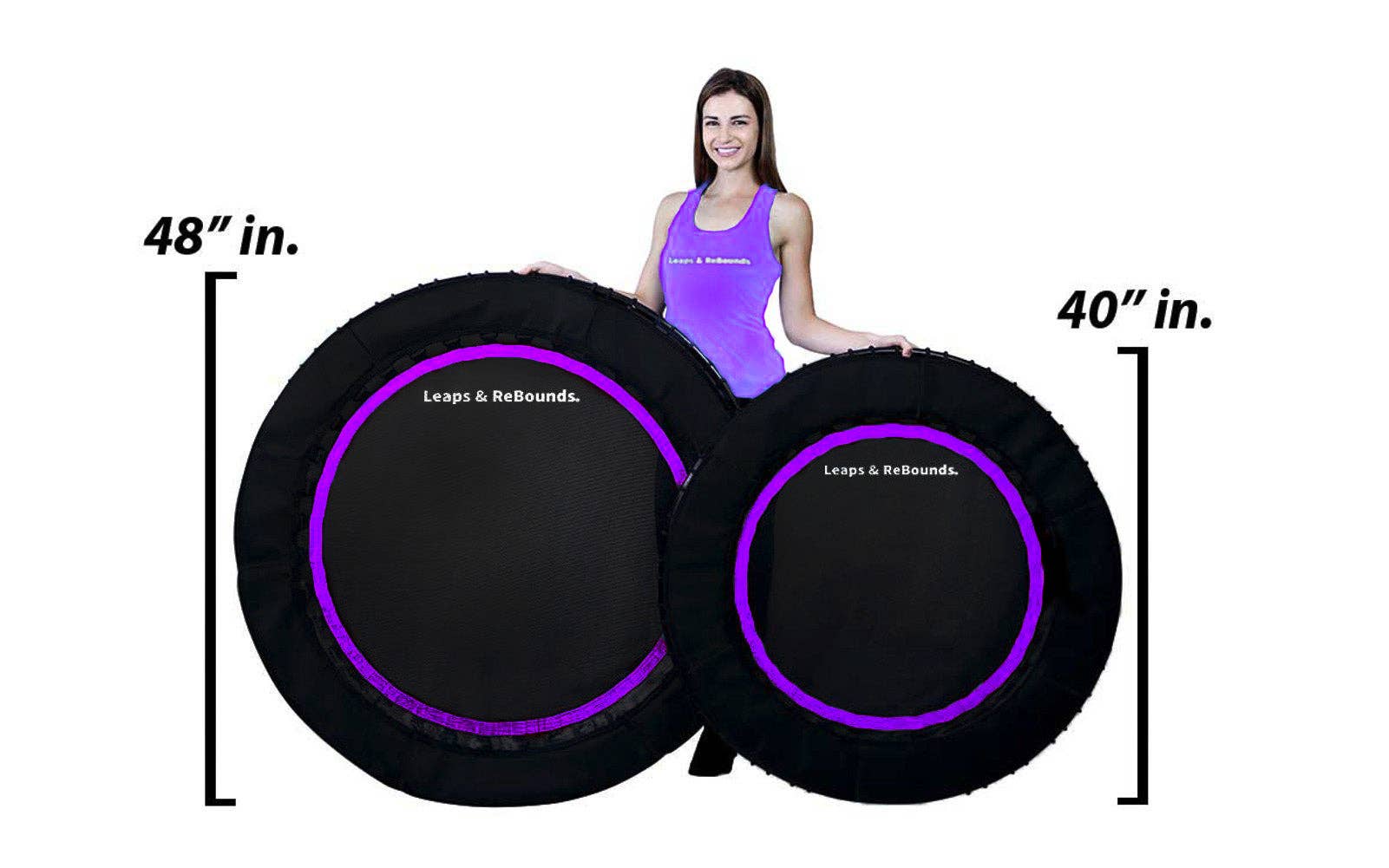 Leaps and Rebounds - Venta al por mayor Material de fitness - Mini trampolín de fitness y rebote Leaps and Rebounds4