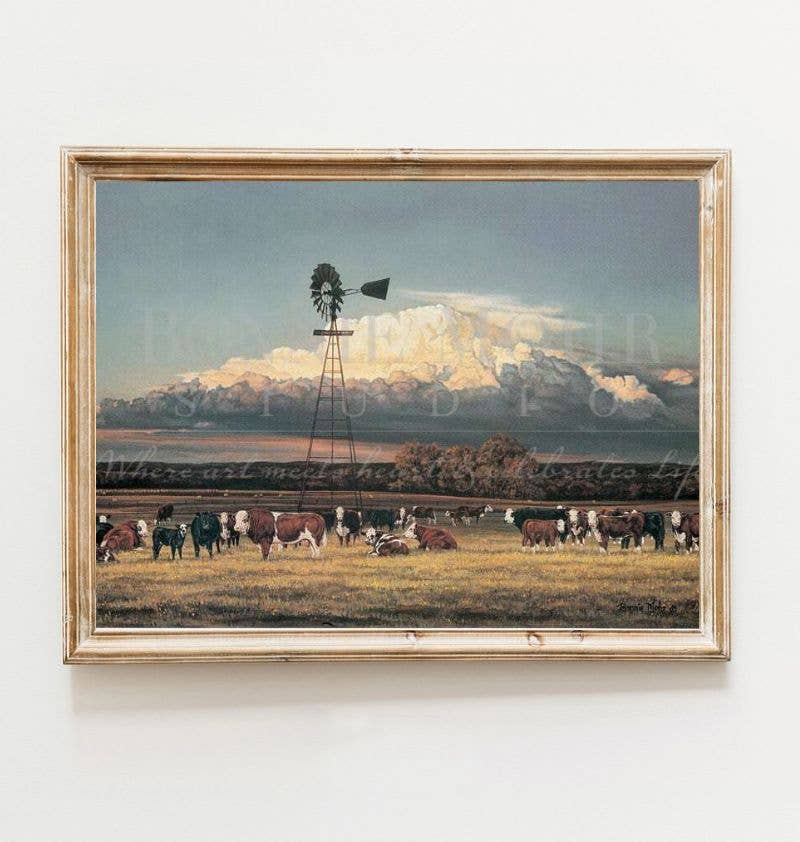 Bonnie Mohr Studio – Impressão artística por atacado – Pastagens de verão0