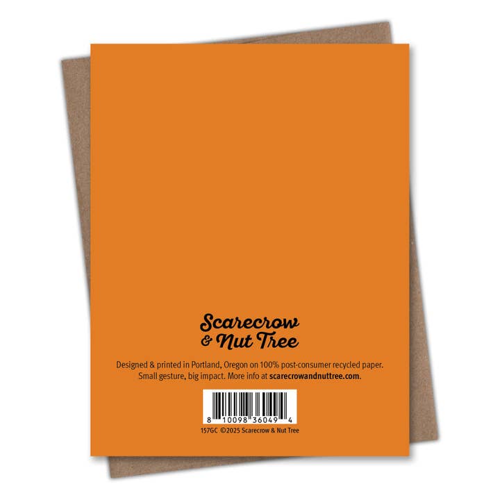 Scarecrow & Nut Tree - Wholesale Thank You Card - Dogs Thank You Card2