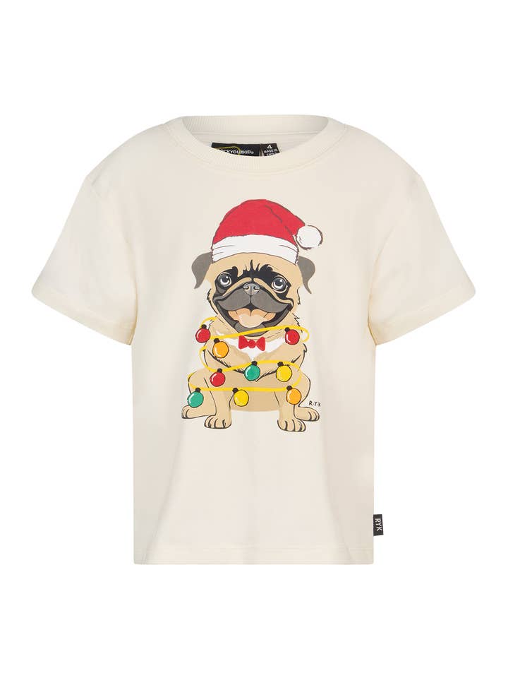 Eggnog PUG-NOG SHORT SLEEVE T-SHIRT for wholesale on Faire0