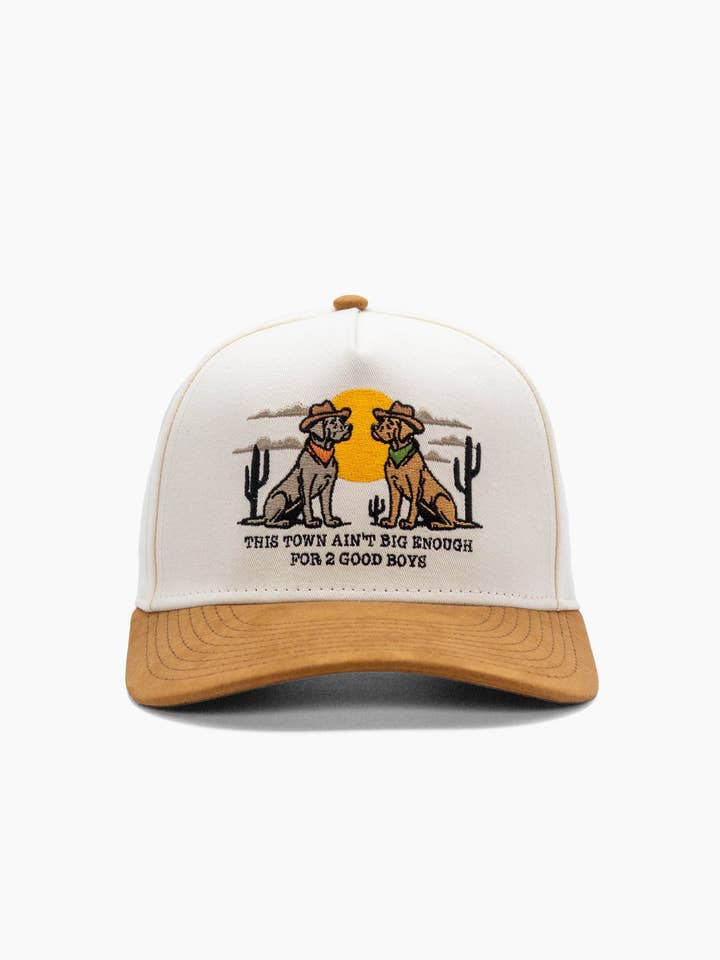 2 Good Boys | 5-Panel Hat | Cream for wholesale by Diogie Brand