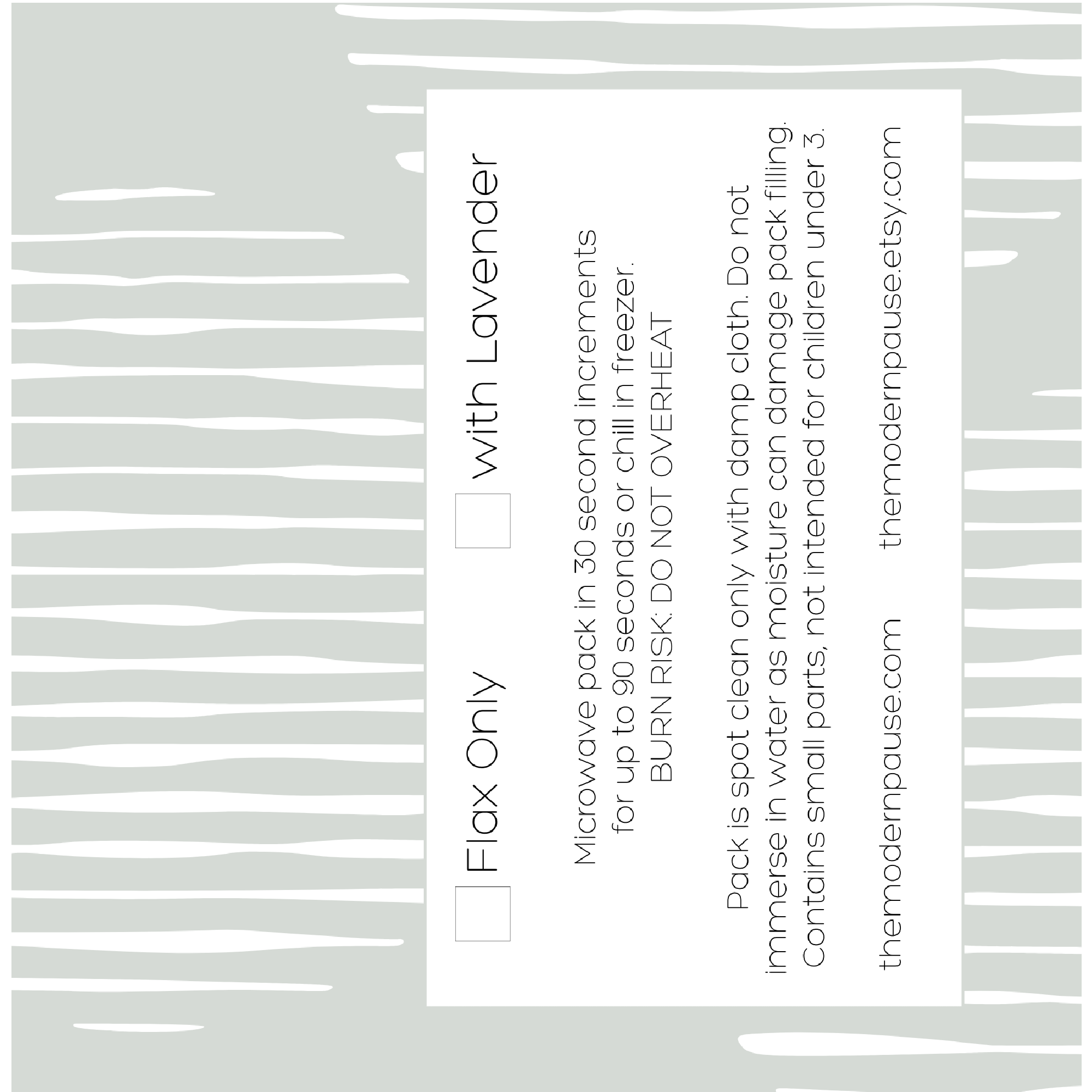 The Modern Pause - Wholesale Spa/Therapy Pillow - Eye Pillow - Zen Garden Collection13