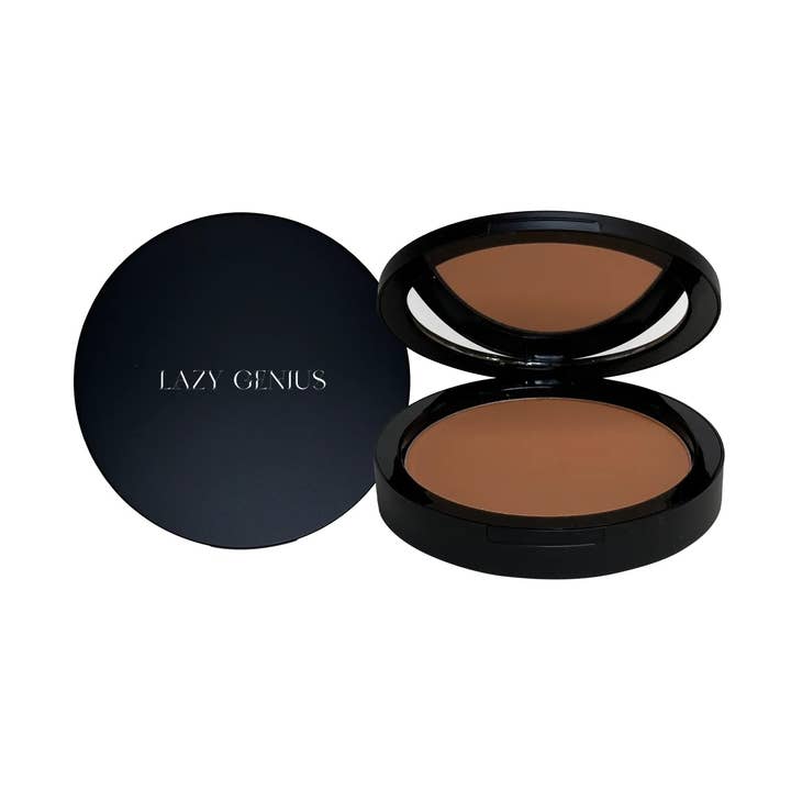 Poeder Foundation met dubbele mix - Walnoot voor wholesale door Lazy Genius