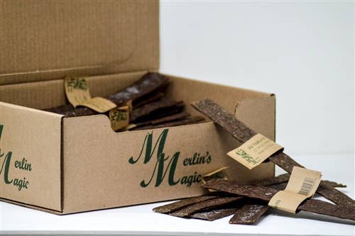 Merlin's Magic - Wholesale Pet Treats - Dog - 12” BEEF JERKY 45 CT0