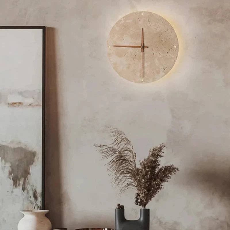 Kiyo Home - Wholesale Wall Clock - Stone Clock | Indoor Wall Decoration | Stone LED Clock3