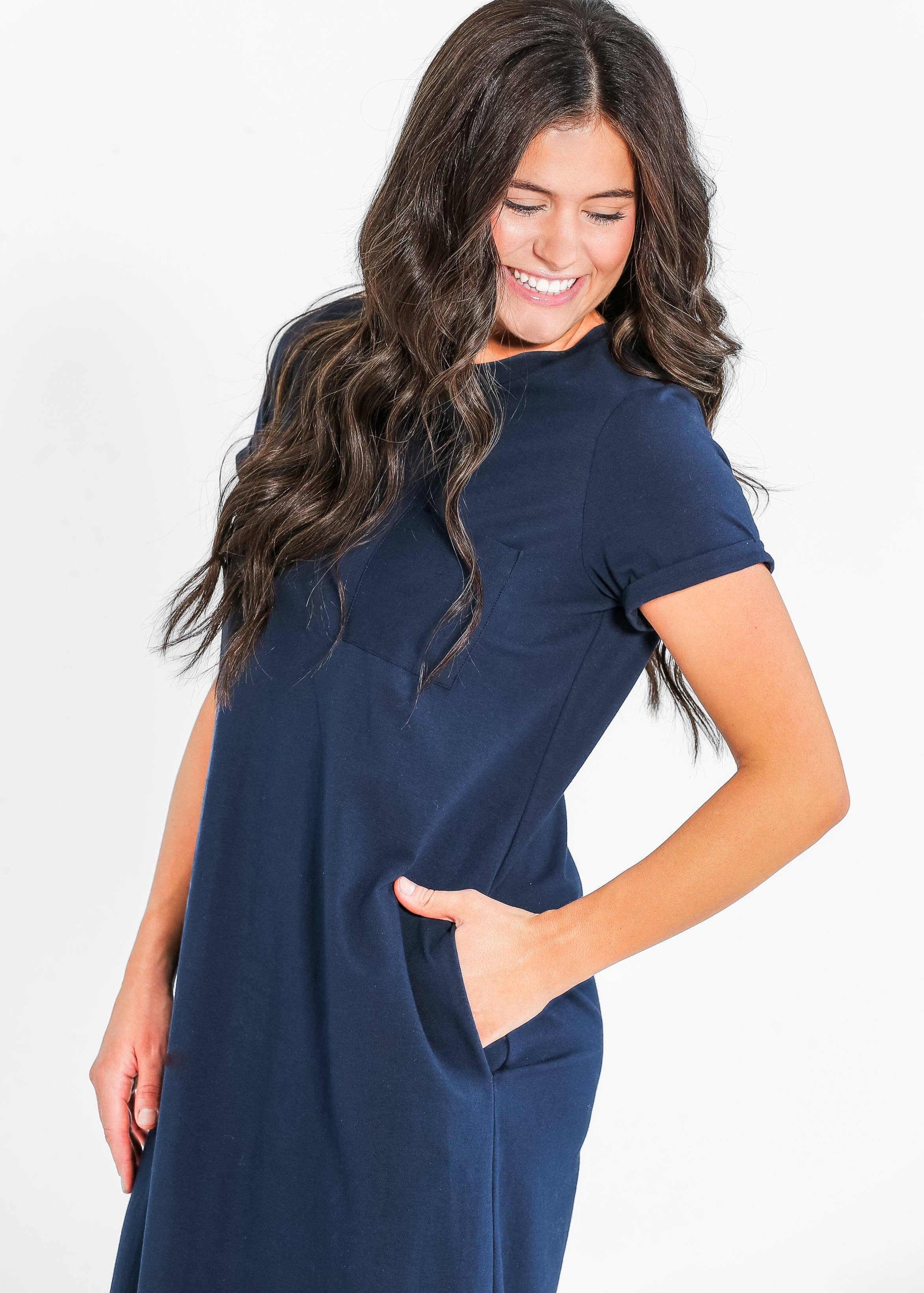 Inherit Clothing Company - Wholesale Dress - Women's - Finley T-shirt Midi Dress5