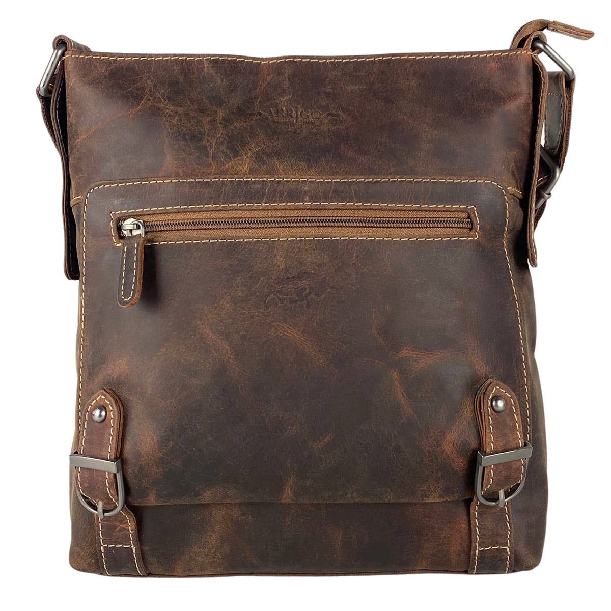 Arrigo – Großhandel Schultertasche – Unisex – Arrigo Unisex-Schultertasche aus Büffelleder, 3 Farben0