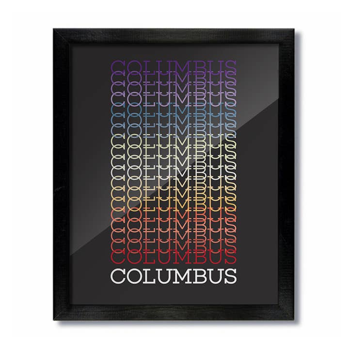 Columbus Rainbow Print for wholesale by D&W Elements