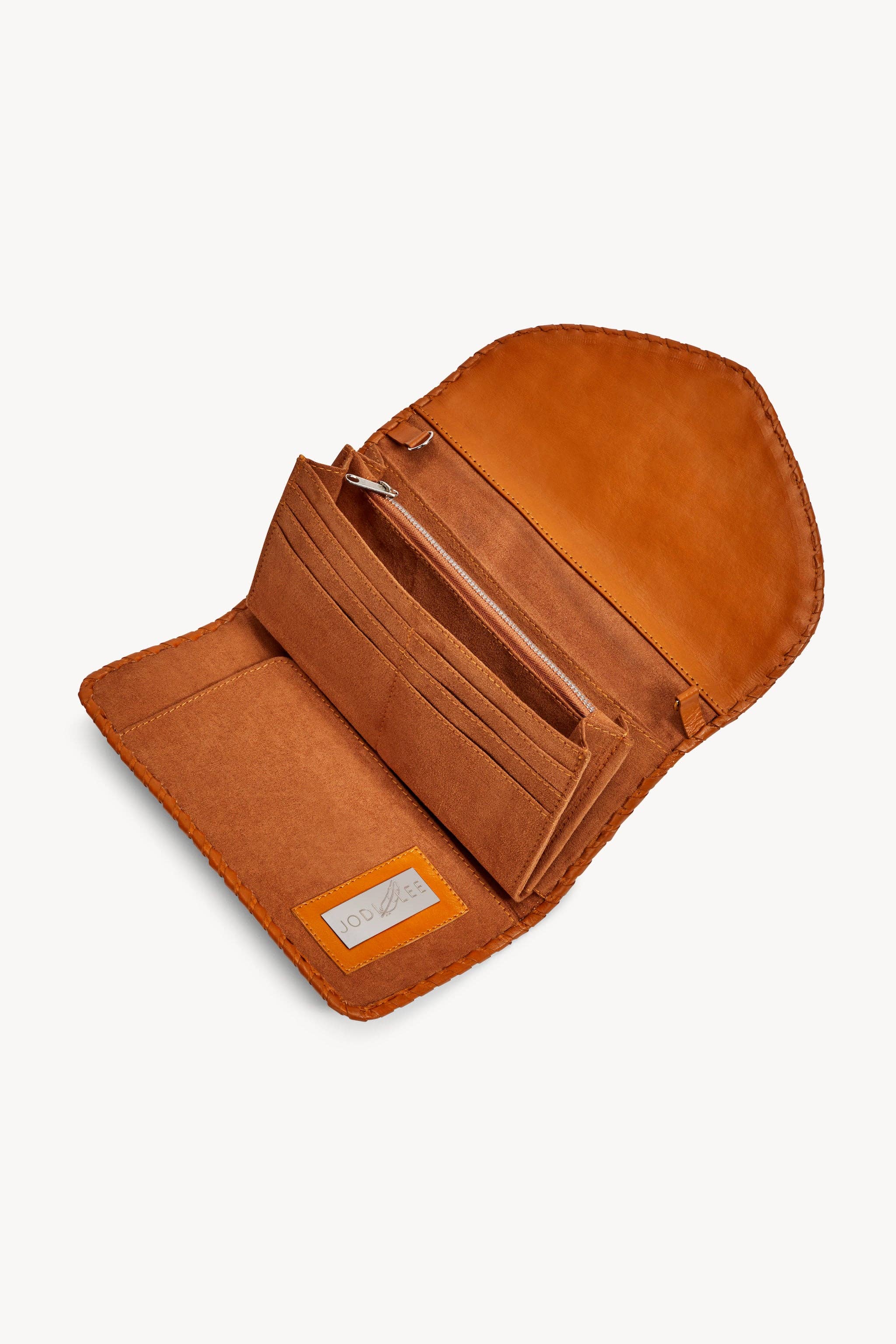 Hiawatha Feather Wallet Antique Tan for wholesale on Faire4